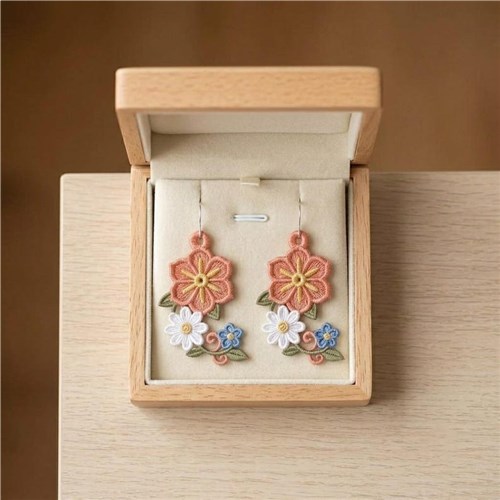 Floral Dangle Earrings