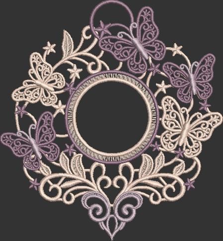 Butterfly Lace Frame