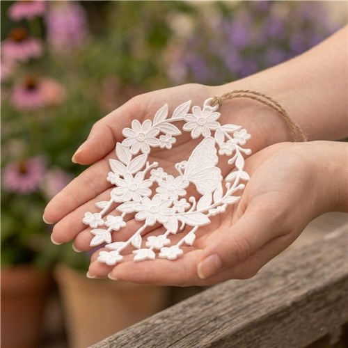 Butterfly Floral Lace