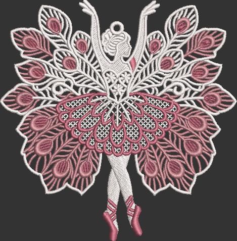 Ballet Dancer Pink Elegant