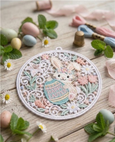 Bunny Floral Easter