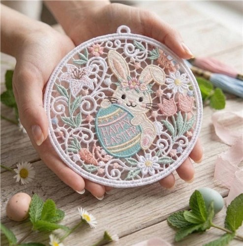 Bunny Floral Easter