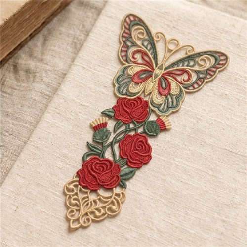 Butterfly Floral Bookmark
