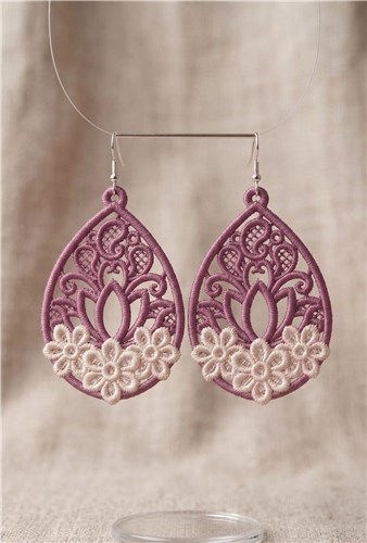 Lace Earring Floral