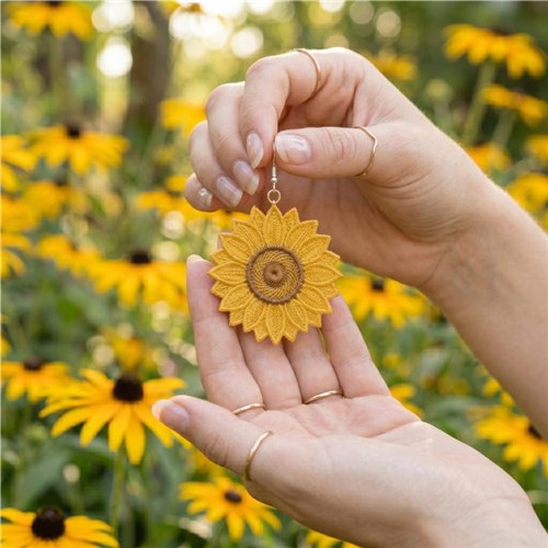 Sunflower Earrings Floral
