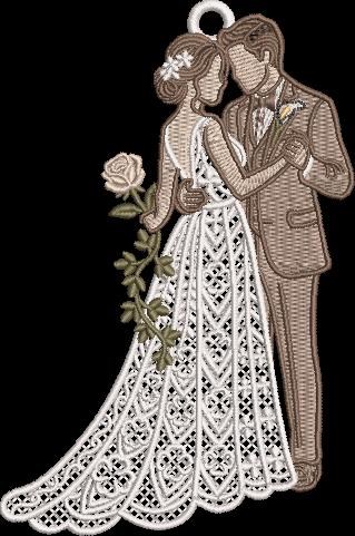 Wedding Couple Lace