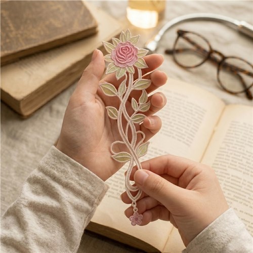 Rose Floral Free Standing Lace