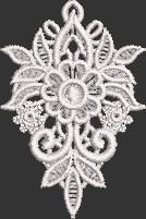 Lace Floral Earrings