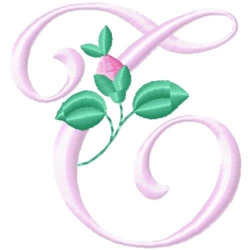 Sweet Berries Machine Embroidery Font 1 Inch Monogram 