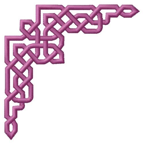 Knot Corner Embroidery Design