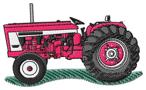 Farm Tractor Truck Sketch Machine Embroidery Design - 4 Sizes fit multiple  hoops - PES DST Instant Download