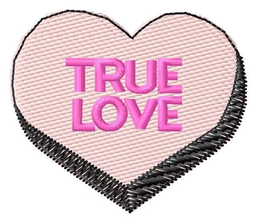 Tattoo Style True Love Embroidery 6 Inch Hoop 