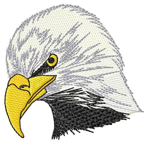 Eagle Head Embroidery Design
