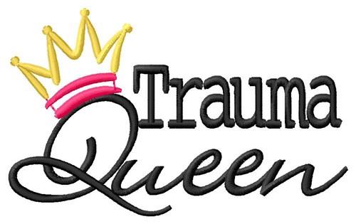 Trauma Queen Funny Nursing Humor Graphic by HRdigitals  Creative Fabrica