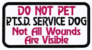 ptsd dog patches