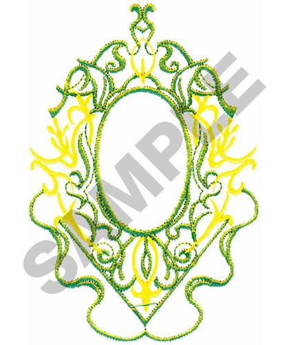 Scroll Frame Embroidery Design Frame Embroidery Designs Embroidery