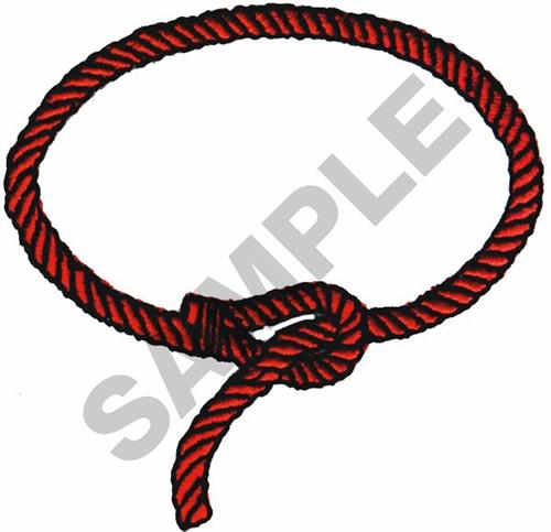 LARIAT ROPE Embroidery Design