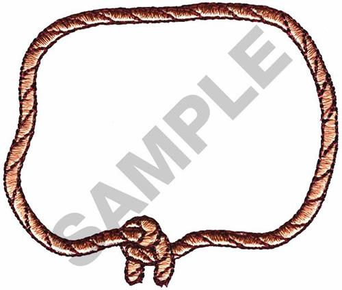 Lasso Rope Embroidery Design