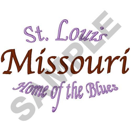 St. Louis Embroidery design