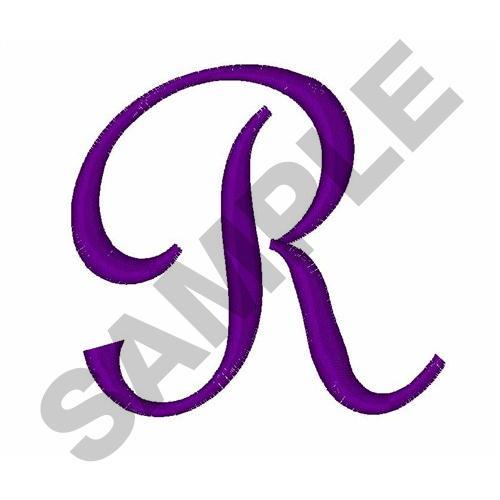 letter r script designs