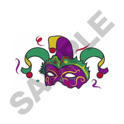 Mardi Gras Leggings Purple Mask Pattern