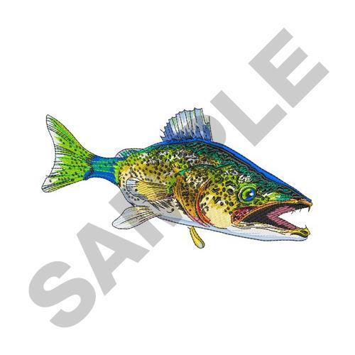 Personalized Walleye Fishing Sign - 10 x10