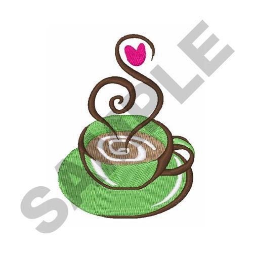 Coffee Lover Embroidery Design