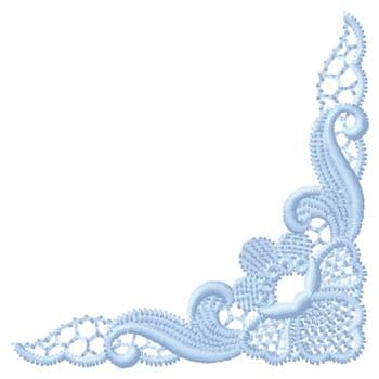 lace corner design