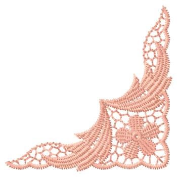 lace corner design