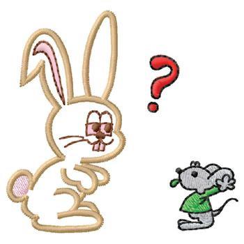 Rabbit and Mouse Easter Rabbit and Mouse Easter