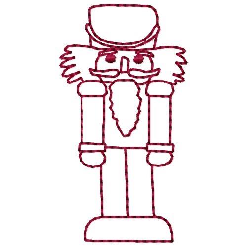 Redwork Nutcracker Redwork Nutcracker