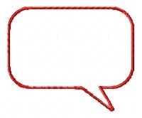 Rounded Rectangle Conversation Bubble Rounded Rectangle Conversation Bubble
