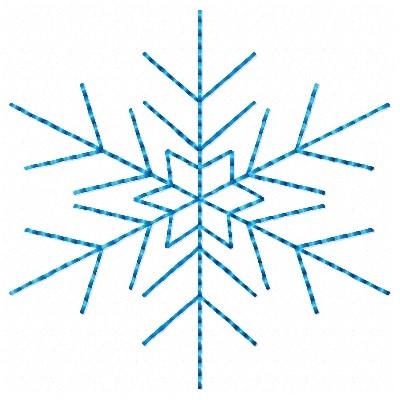 Snowflake Bluework Snowflake Bluework