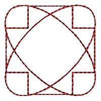 Square Spirograph Redwork Square Spirograph Redwork