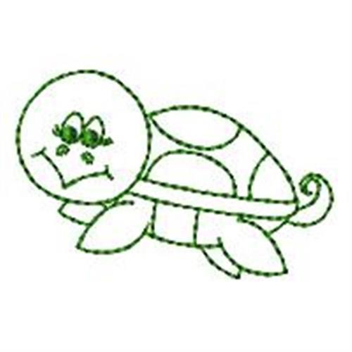 Turtle Redwork Turtle Redwork