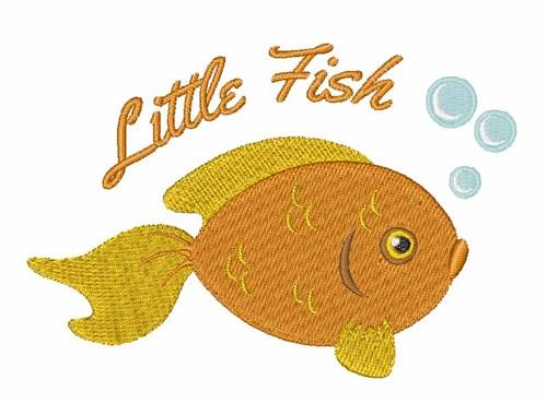 Cute Little Fish Machine Embroidery Design