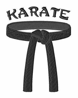 Karate black belt outlet embroidery