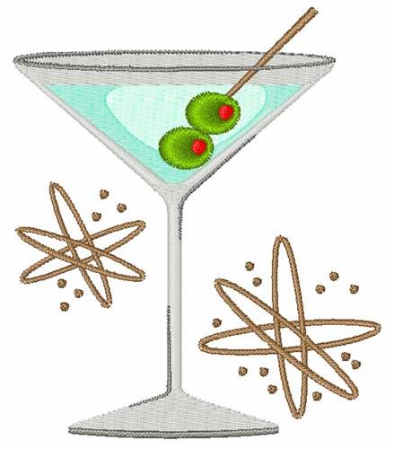 LARGE MARTINI Embroidery Design