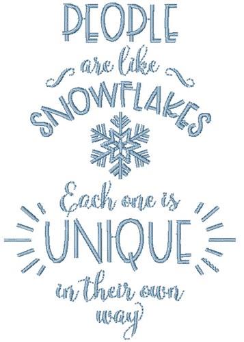 Friends Are Like Snowflakes Kitchen Towel