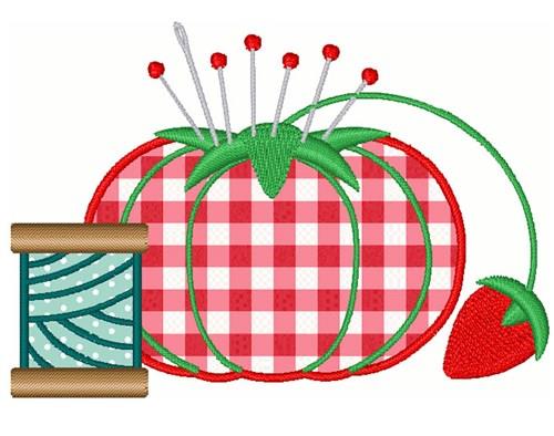 tomato pin cushion clip art