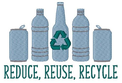 Reduce reuse recycle' Water Bottle