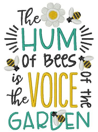 The Hummm of Bees Hand Embroidery Pattern