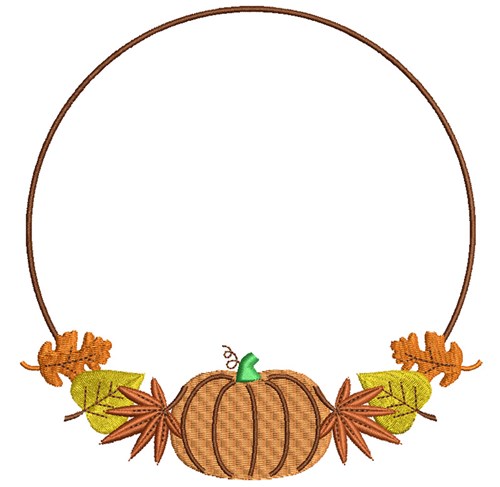 Pumpkin Potholder Covers In The Hoop Machine Embroidery - PicklePie Designs