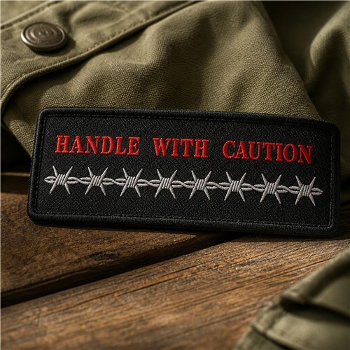 HANDLE WITH CAUTION Patch HANDLE WITH CAUTION Patch