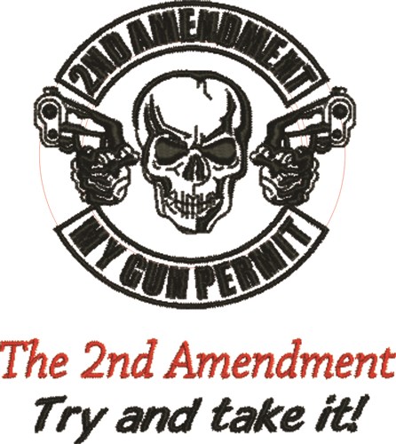 2nd amendment embroidery designs - robinsonschelhas