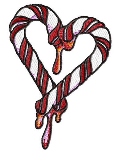 Mini Candy Cane Christmas Machine Embroidery Design-instant - Etsy