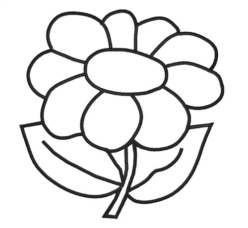 Flower Outline Embroidery Designs, Machine Embroidery Designs at ...