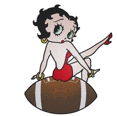 Steelers Betty Boop Embroidery Design - Jordan Concepts LLC