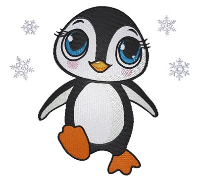Cute Penguin Embroidery Cute Penguin Embroidery