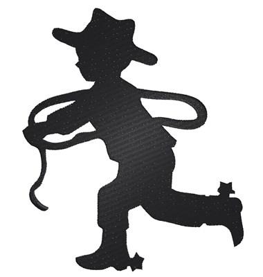 little cowboy silhouette